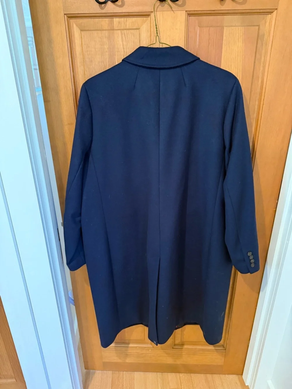 J. Crew Double-Breasted Navy Wool Peacoat - Picture 2 of 3